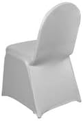 Efavormart Spandex Stretch Silver Chair Covers 100 PCS Universal Banquet Chair Covers for Party Dining with Foot Pockets Washable Wedding Chair Slip Covers for Outdoor - Image 8