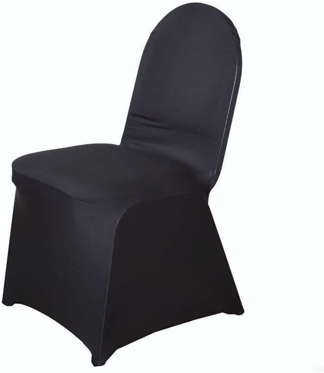 Efavormart 20 PCS Black Premium Spandex Stretch Banquet Chair Covers for Dining Chairs Party Wedding Outdoor Events Slip Covers W/Foot Pockets Washable - Image 9