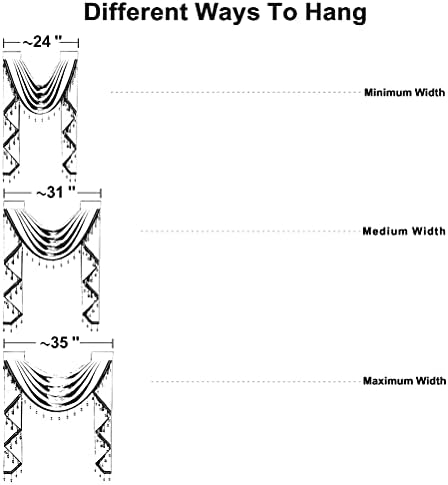 ELKCA Turquoise Chenille Waterfall Valance for Living Room Single Hollow Swag Valance for Bedroom Kitchen Curtains,Rod Pocket,1 Panel - Image 6