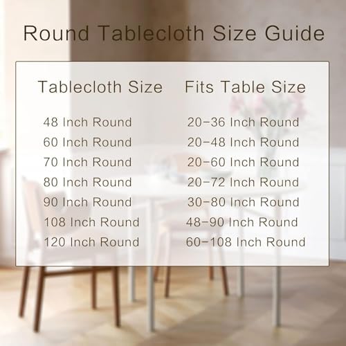 sancua Round Tablecloth, 108 Inch, Hunter Green - Image 7