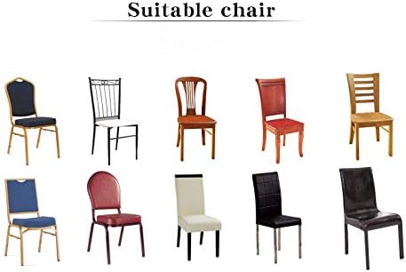 Helan Stretch Spandex Chair Covers Stretchable Chair Slipcovers Wedding Party Banquet Chair Cover 12 Colors 4 PCS Deep Purple - Image 6