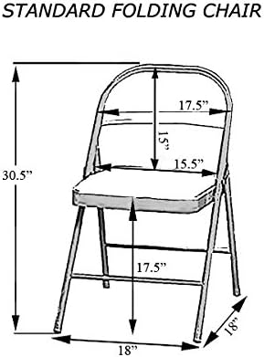 Tableclothsfactory 50pcs White Linen Polyester Folding Chair Cover Dinning Chair Slipcover for Wedding Party Event Banquet Catering - Image 3