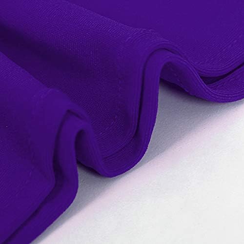 Peomeise 100pcs Purple Spandex Chair Sashes with Buckle Slider for Wedding, Party Decoration - Image 7