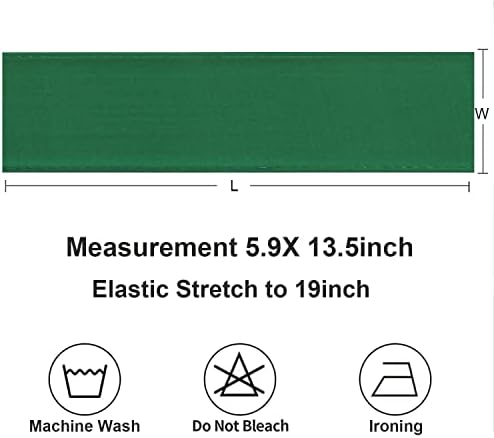 Emerald Green Chair Sashes 50 Pack, Green Chair Bands with Buckles, Hunter Green Chairs Bows for Christmas Party Banquet Theme Event Decorations - Image 6