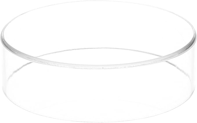 Plymor 2" H x 7" D Clear Acrylic Round Cylinder Display Riser | Hollow underneath by Plymor