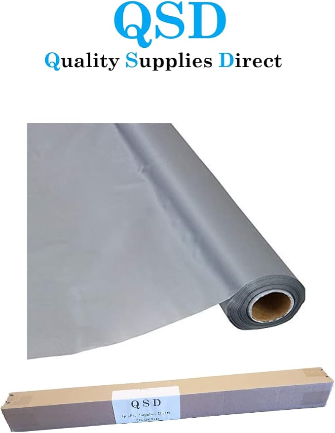 QSD Silver Grey Tablecloth Roll-300 Feet Long (26 Colors) - NO Folds or CREASES (Super Fast Set UP) - Image 3