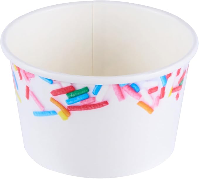 Restaurantware Ice Cream Cups 200 Pack of 8 oz Leak-Resistant Disposable Dessert Bowl Frozen Yogurt Cup Round Paper Container For Cold And Hot Desserts - Image 19