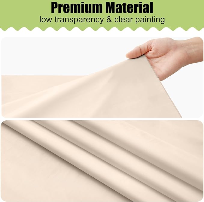 Smiry Disposable Table Cloth - 6 Pack, 54 x 108 Inch Waterproof Rectangle Tablecloths for Parties, Decorative Plastic Table Cover, Leakproof & Sturdy, Ivory - Image 8