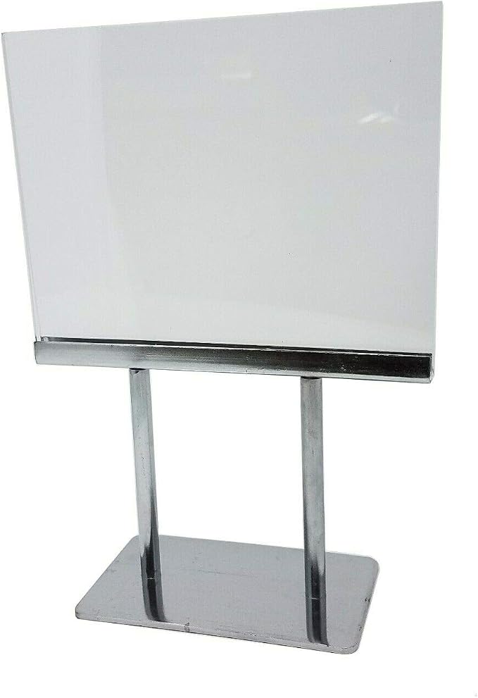 Countertop Acrylic Frame Sign Holder, 10" H Heavy Duty Tabletop Display for 5.5" x 7" Cards, 2 Pack - Image 4