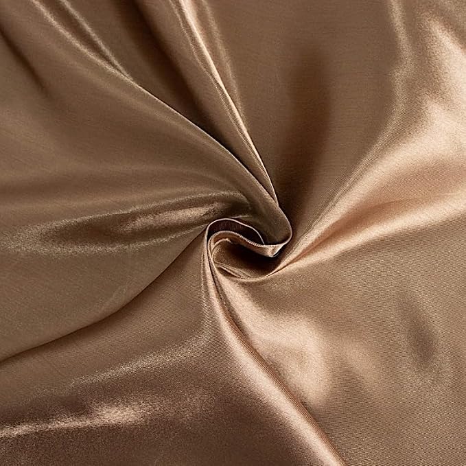 10 pcs 12 x 108 inch Taupe Satin Table Runners Wedding Table Top Party Supplies Reception Linens Decorations - Image 8