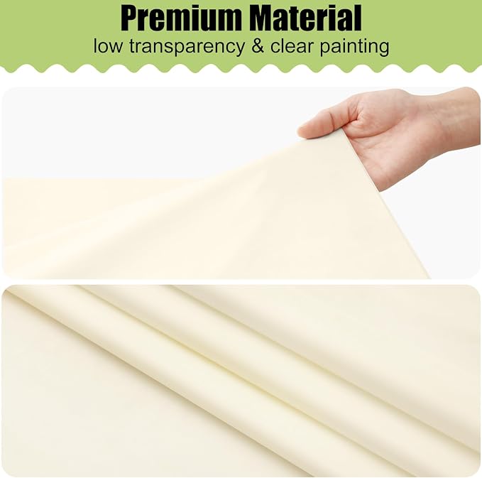 Smiry Disposable Table Cloth - 6 Pack, 54 x 72 Inch Waterproof Rectangle Tablecloths for Parties, Decorative Plastic Table Cover, Leakproof & Sturdy, Beige - Image 7