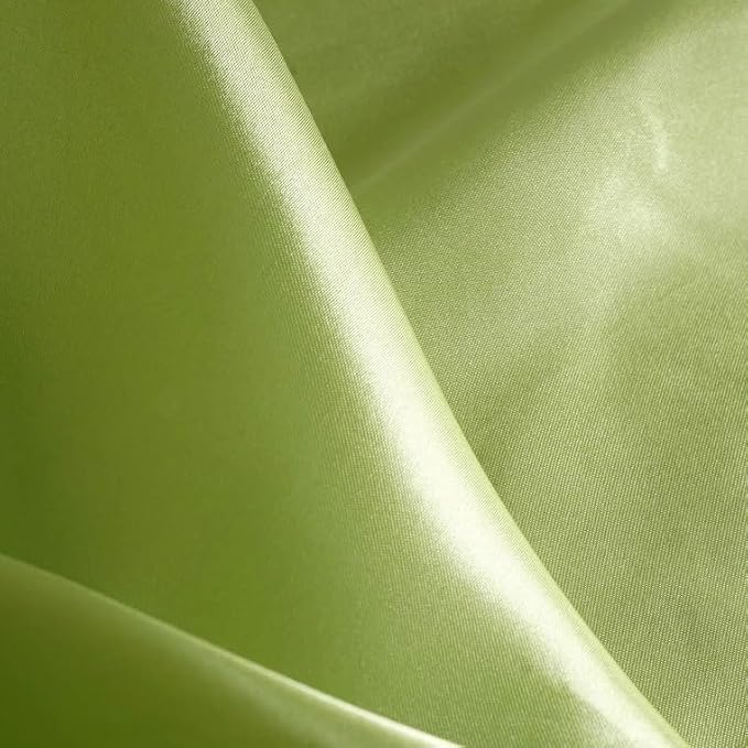 Balsa Circle 10 Apple Green Satin Elegant Chair Cover Bows Sashes Wedding Banquet Decorations Party Supplies Engagement Events Reception - Image 6