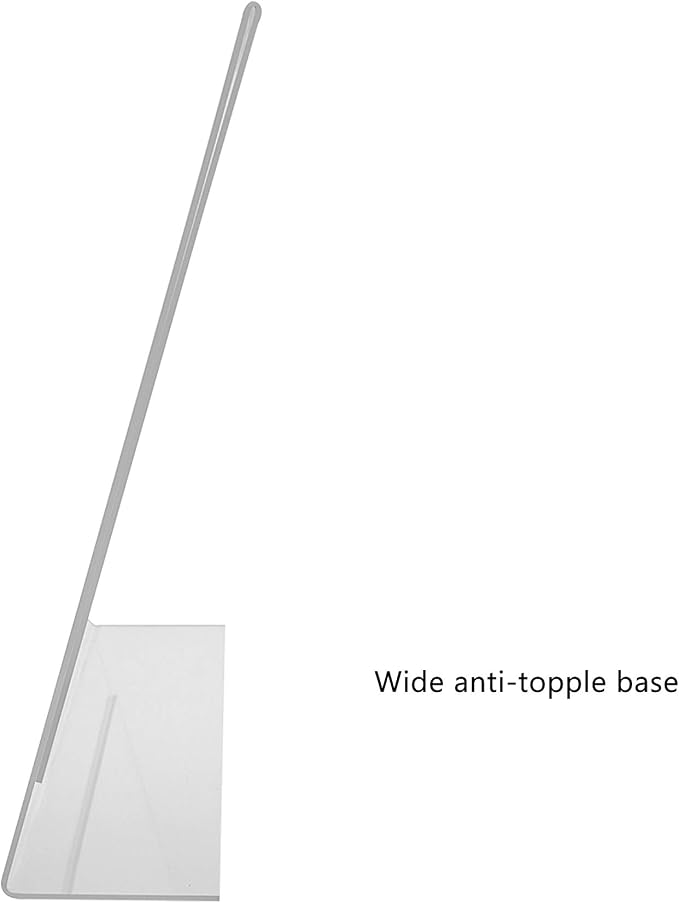 Marketing Holders 6 Pack Sign Holder 17" x 11" Clear Acrylic Horizontal Lanscape Advertisement Promotional Flier Frame Slanted Desk Literature Photo Picture Holder Display Place Card Signage Display - Image 7