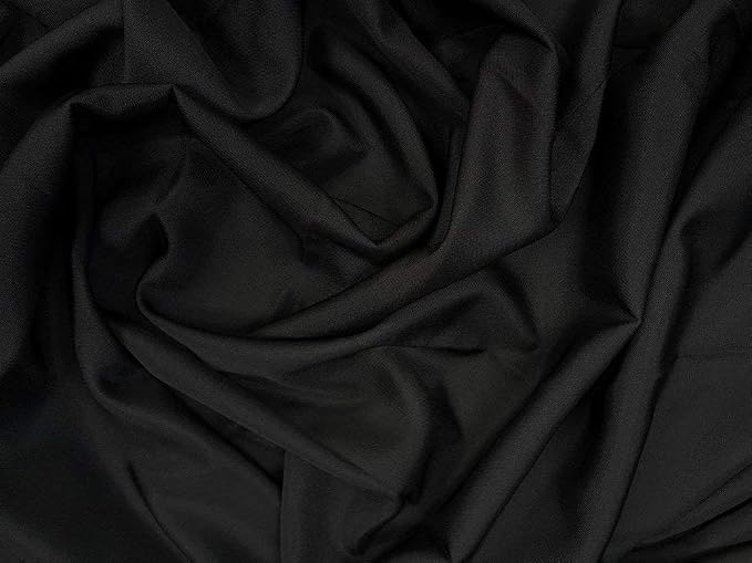EventStable 132 Inch Round Durable Polyester Tablecloth, Black | Wrinkle & Stain Resistant, Machine Washable & Reusable, Ideal for Weddings, Banquets & Parties - Image 7