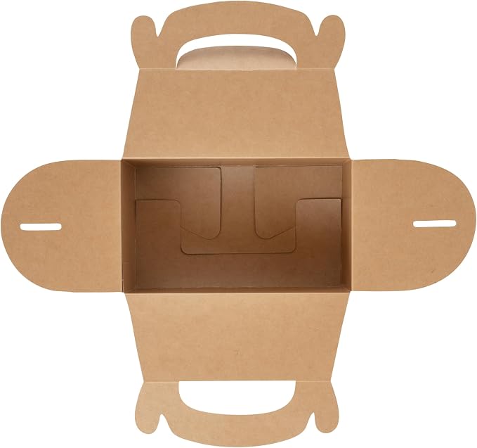 Restaurantware Kraft Paper Gable Box Take Out Container, 25 Pack - Image 20