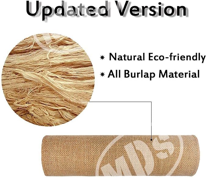 MDS 10 PCS 100% Natural Burlap Table Runners 12" x 108" with Lace, Rustic Farmhouse Country Vintage Boho Jute Runner for Wedding Reception Birthday Party Home Kitchen Dining Coffee Table Decoration - Image 8