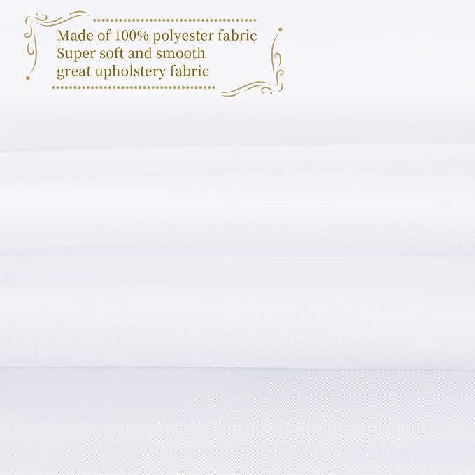 fani 10 Pack White Square Tablecloth 52 x 52 Inch, Polyester Fabric | Table Cloth for Square Tables, Stain Wrinkle Resistant Washable, TableCovers for Wedding Party Banquet Dining Tables - Image 8