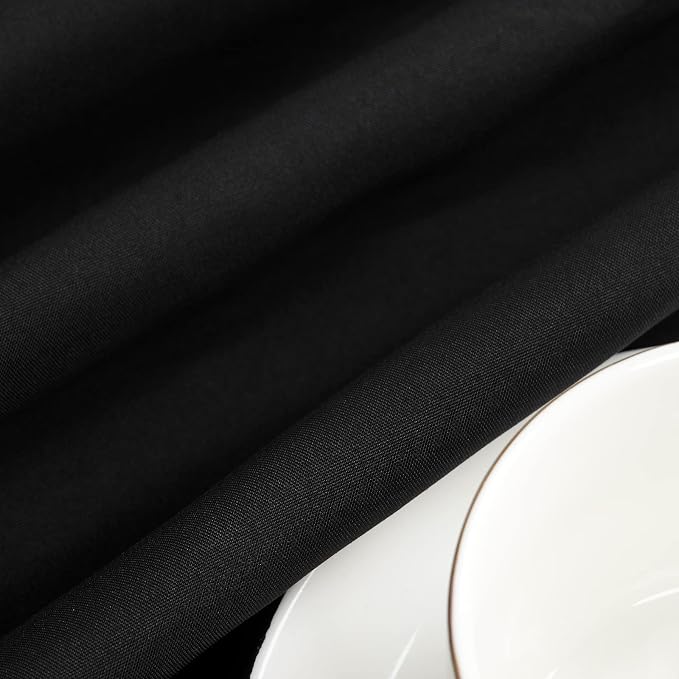 12 Pack Black Tablecloths for Rectangle Table 60x102 Inch - Image 8