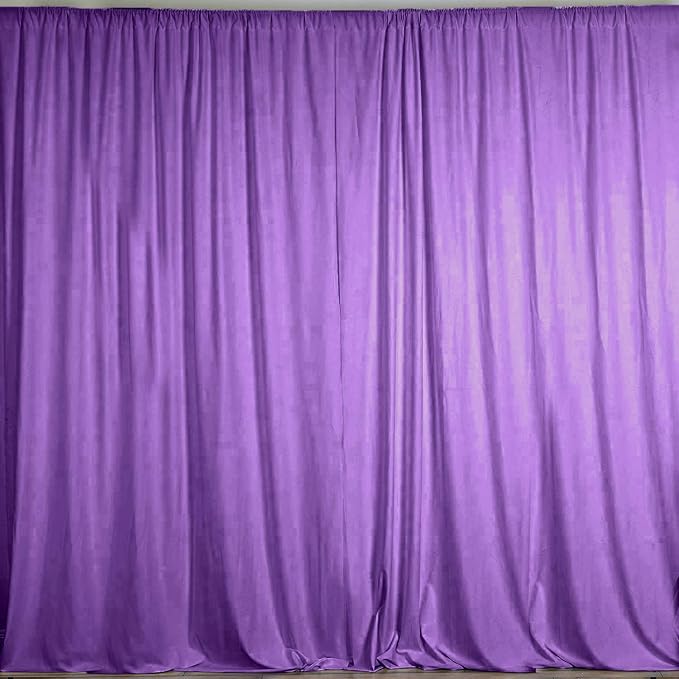 Zen Creative Designs Solid Poplin Curtain Backdrop Panel 58" Wide/Home Window Decor/Photo Studio Backdrop Panel 58" Wide (Lavender, 84" Tall) - Image 2