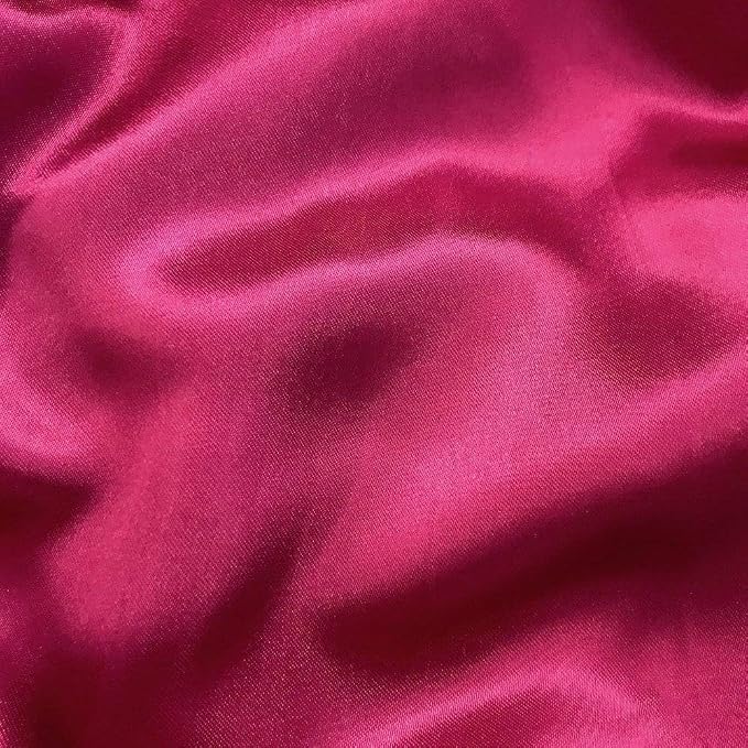 MDS Set of 50 Satin Chair Sashes Bows for Wedding Reception Event Banquets Chair Decoration, Restaurant Dinning Chair Cover Wider Sash Ribbon Tie Back Bulk Party Supplies - Magenta - Image 2