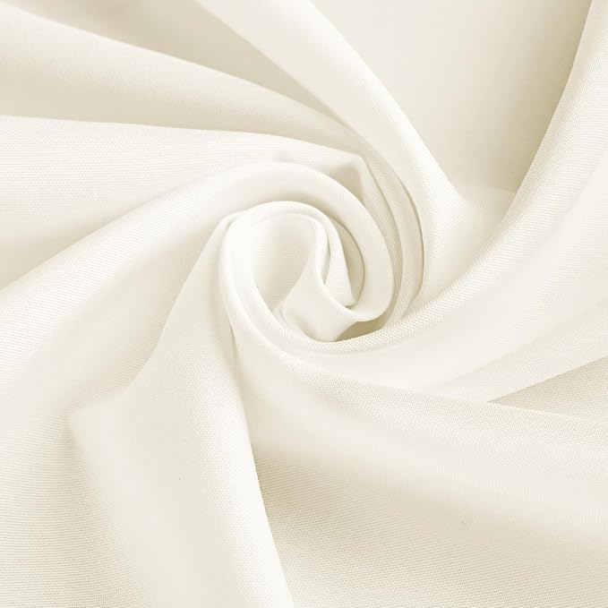 10 Pack Ivory Round Tablecloth 120 Inch Round Tablecloth Washable Polyester Fabric Bulk Linen Tablecloths Round Table Cover Table Cloths for Parties Wedding Banquet Buffet Dinning - Image 7