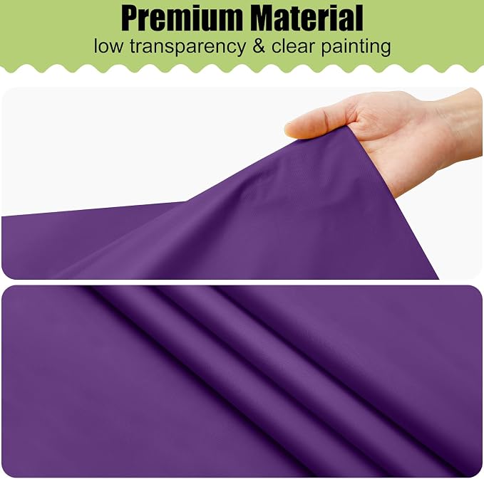 Smiry Disposable Table Cloth - 15 Pack, 54 x 108 Inch Waterproof Rectangle Tablecloths for Parties, Decorative Plastic Table Cover, Leakproof & Sturdy, Purple - Image 8
