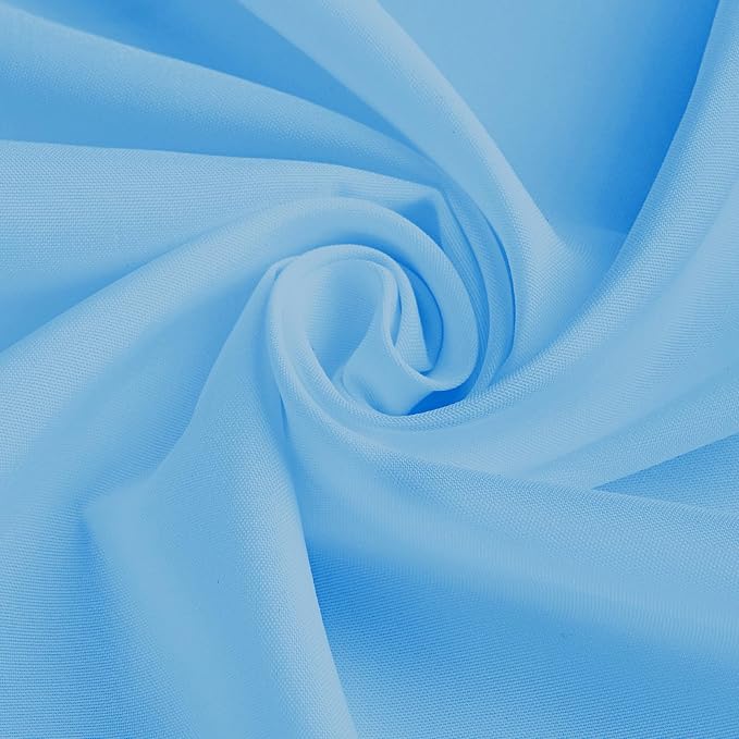 10 Pack Light Blue Tablecloth 60 x 102 Inch Blue Tablecloth for 6 Foot Rectangle Tables Light Blue Table Cloth Washable Polyester Fabric Table Cloths for Parties Wedding Banquet Christmas - Image 7