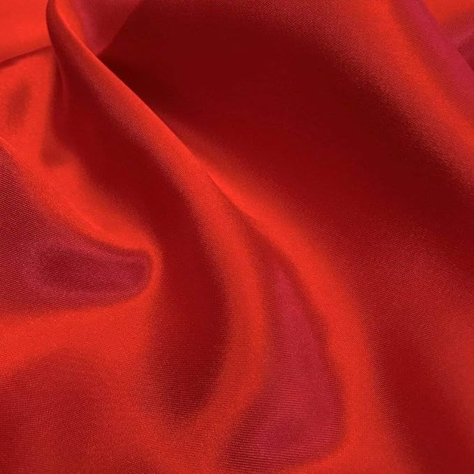 MDS Set of 50 Satin Chair Sashes Bows for Wedding Reception Event Banquets Chair Decoration, Restaurant Dinning Chair Cover Wider Sash Ribbon Tie Back Bulk Party Supplies - Red - Image 2
