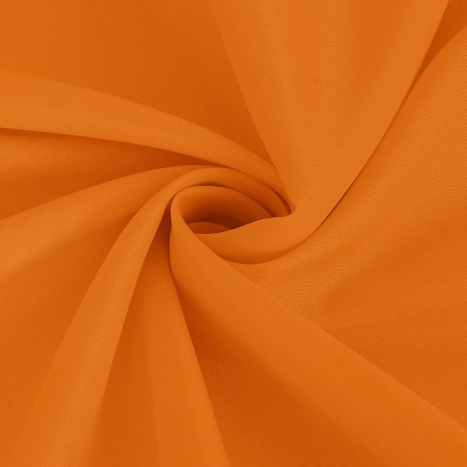 Fitable 6 Pack Orange Tablecloths 70x120 Inch for 6-8 Ft Rectangle Tables | Stain & Wrinkle Resistant, Washable Polyester Cloth Covers for Wedding Party Dining Banquet Event Catering Reception - Image 9