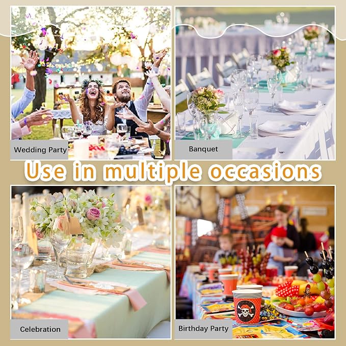 CHENGU 150 Pcs Glossy Gold Chair Sashes with Buckle, Stretch Bands - Image 7