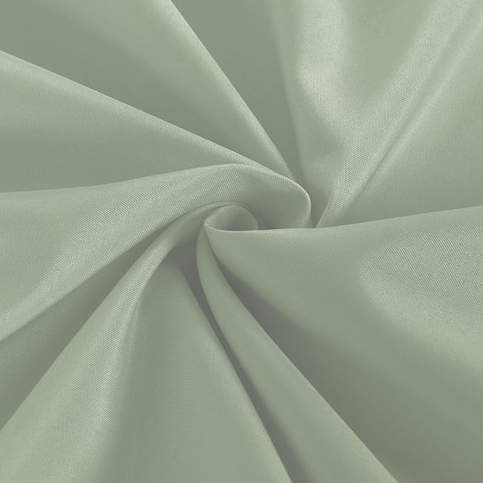 Obstal 2 Pack 4ft Tablecloths for Rectangle Tables, Sage Green | Water Resistant Washable Fabric Polyester Rectangle Table Cover Protector for Wedding, Banquet and Trade Shows, 48x24x30 Inch - Image 8