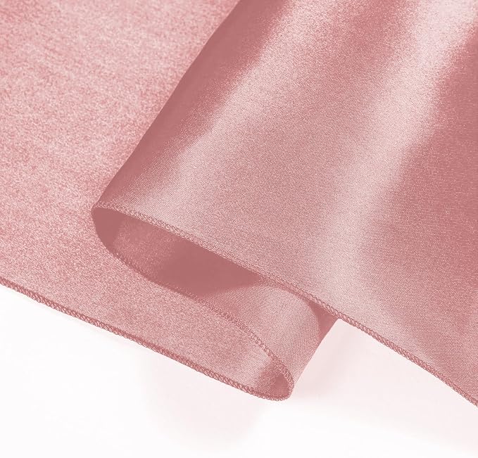 SI Pack of 25 Wedding 12 x 108 inch Satin Table Runner for Wedding, Decorations for Graduations, Engagements, Birthday Parties, Banquets, Runners fit Rectangle, Round Table - Rose Gold - Image 8