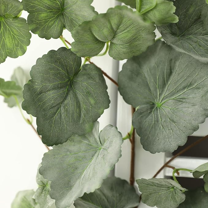dallisten 3 Bunches of Artificial Ivy Leaf Plants, Fake Ivy Flower Garland, Greenery Decoration for Weddings, Windows, Walls, Ceremonies, Parties, Home, Outdoor Decoration. (Begonia Vine) - Image 7