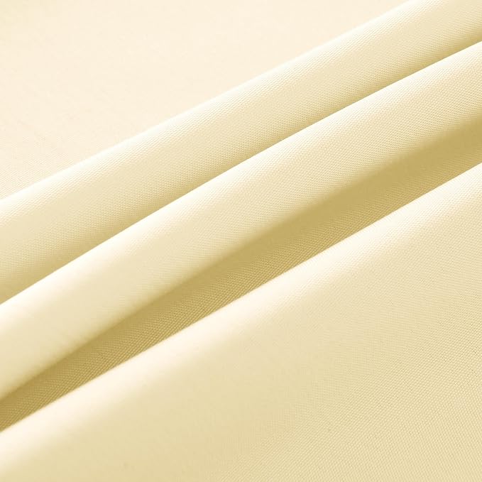 2-Pack 60x84 inch Beige Table Cloths, Solid Stain and Wrinkle Resistant Oblong Tablecloth, Premium Plain Weave Polyester Fabric Rectangle Table Linen Covers for Hotel, Banquet - Image 9