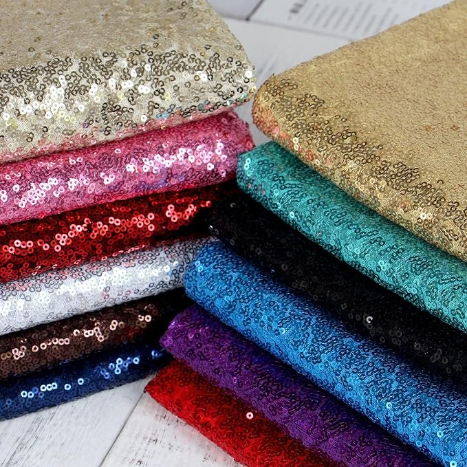 Iridescent Sequin Backdrop Curtains 2FTx8FT 2 Panels Sparkly Background Drapes for Party Wedding Birthday - Image 7