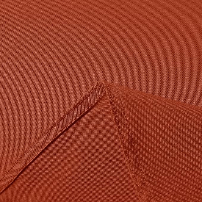 sancua Thanksgiving Round Tablecloth - 90 Inch Burnt Orange - Image 7