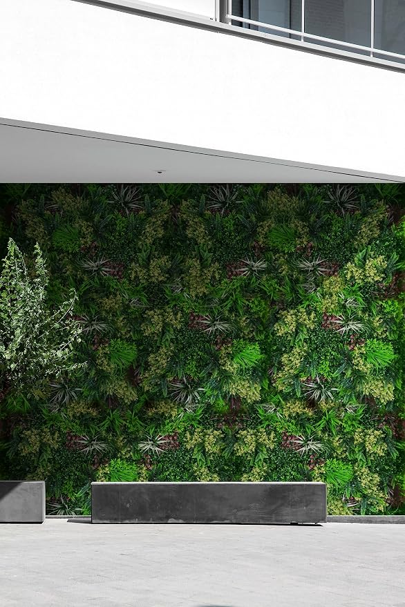 GreenSmart Premium Artificial Grass Wall Panels | Realistic Plant Greenery Privacy Panels | Decor for Fence, Garden, Patio & Balcony | Never Fade Indoor Outdoor Use (Tuscany) - Image 9