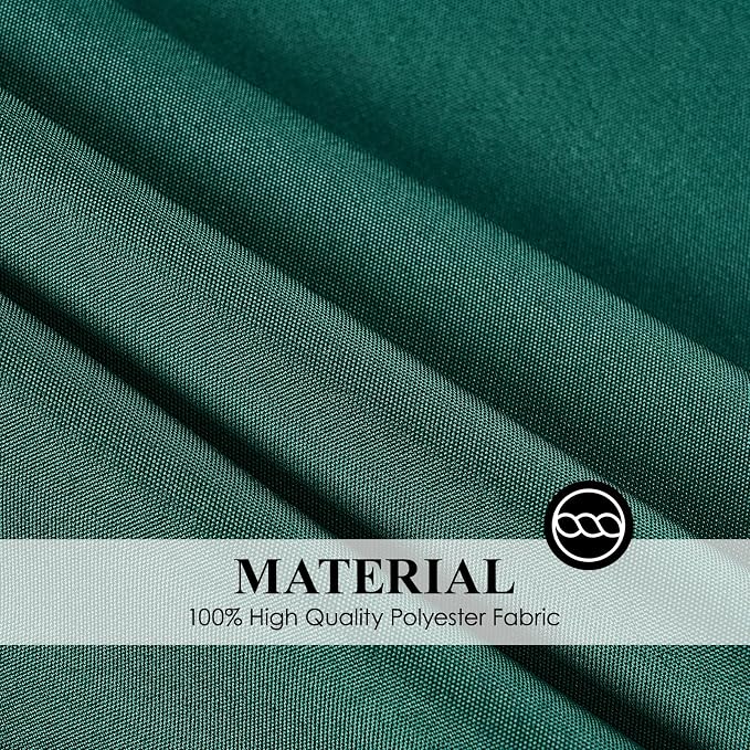 6 Pack Dark Green Round Tablecloths 108 Inch for Dining Tables | Washable Decorative Linen Polyester Table Cover for Banquets Buffets Parties and Weddings - Image 6