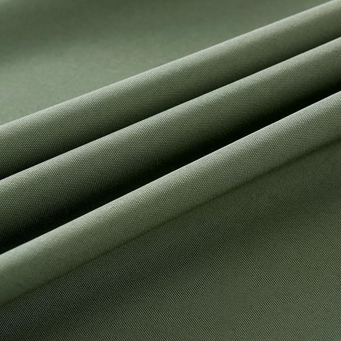 2-Pack 60x144 inch Sage Green Table Cloths, Solid Stain and Wrinkle Resistant Oblong Tablecloth, Premium Plain Weave Polyester Fabric Rectangle Table Linen Covers for Hotel, Banquet - Image 9