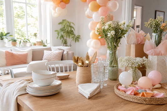 Unbranded organized spatial layout featuring practical party planning