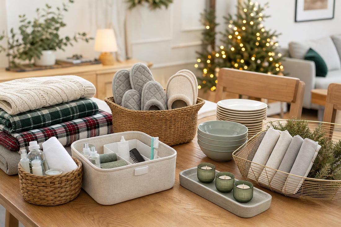 Unbranded repeatable routine scene featuring practical guest preparation
