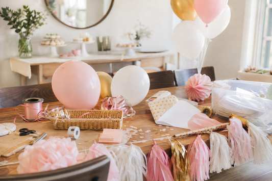 Unbranded practical sequence scene featuring practical party planning
