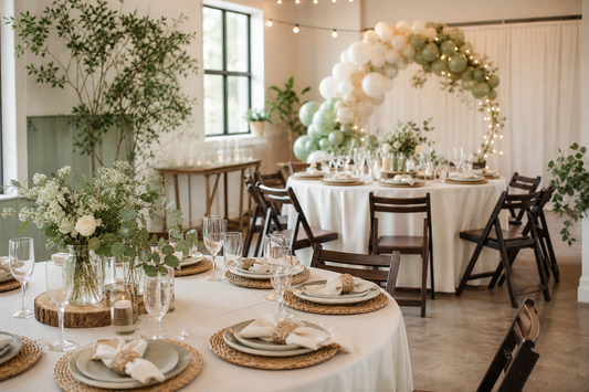 Unbranded organized spatial layout featuring practical event setup