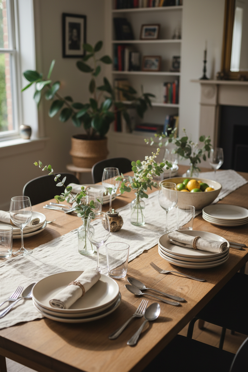 The Moment Before Guests Arrive When the Table Feels Incomplete