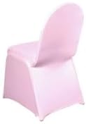 Efavormart 50 PCS Pink Stretchy Spandex Fitted Banquet Chair Covers for Party Dining Chairs Wedding Banquet Outdoor Event Catering Slip Covers - Image 8