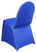 Efavormart Spandex Stretch Royal Blue Chair Covers 100 PCS Universal Banquet Chair Covers for Party Dining with Foot Pockets Washable Wedding Chair Slip Covers for Outdoor - Image 8