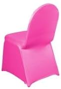 Efavormart Spandex Stretch Fushia Chair Covers 100 PCS Universal Banquet Chair Covers for Party Dining with Foot Pockets Washable Wedding Chair Slip Covers for Outdoor - Image 7