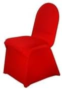 Efavormart 20 PCS Red Stretchy Spandex Fitted Banquet Chair Covers for Party Dining Chairs Wedding Banquet Outdoor Event Catering Slip Covers - Image 7