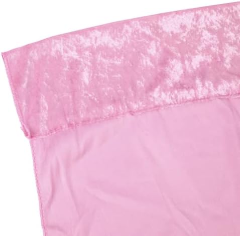 CVL Velvet Photography Drape/Backdrop Curtain Panel w/4" Rod Pockets 10Ft X 52"(1 Panel Only) Pink for Wedding, Tradeshow, Showroom, Birthday Party, Theater Stage Decoration - Image 4