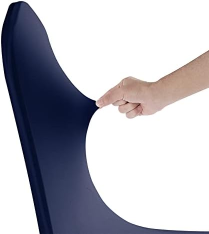 SuperO Waterproof Spandex Chair Cover 25PCS, Stretch Dining Chair Covers, Polyester Outdoor Chair Covers, Protector Stretch Chair Cover for Party Universal, Banquet, Wedding Event, Hotel(Navy) - Image 6